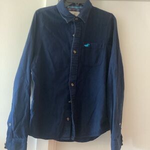 Hollister Blue flannel Shirt